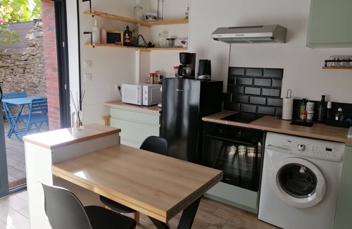 Cherbourg-en-Cotentin Apartment | 31m2 apartment with terrace in Equeudreville Hainneville near Naval Group