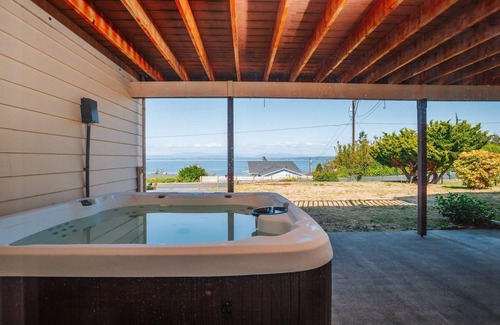Camano Island House | 3300 sq ft beach house with amazing water view, hot tub,and private beach access