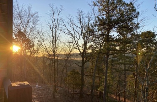 Broken Bow Cabin | 360 GORGEOUS VIEWS of Quachita Forest: Private Cabin Sleeps 14!