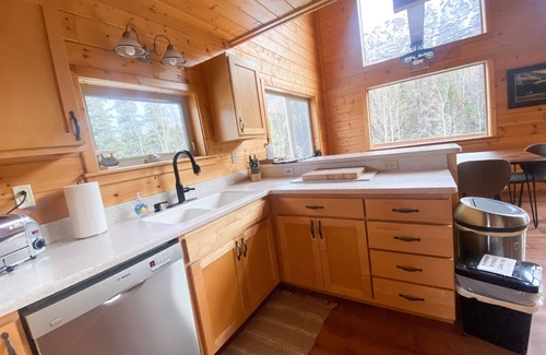Cooper Landing Cabin | 360 mountain views- Cozy cabin with room for all