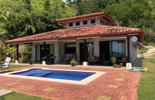 Ciudad Cortes House | 3BR, 2BATH, swimming pool, Ocean/Sunset view, A/C.