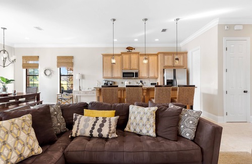 Villa Lago House | 3BR Beach Villa w/6-Seat GOLF CART! Near Pool & Baytowne. Covered Patio. Tram