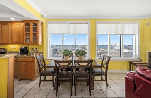 Ocean City Condo | 3BR Belmont Towers on Boardwalk , Ocean & Bay Views, Outdoor Pool