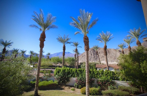 La Quinta Condo | 3BR by Main Pool with Lovely Views of Santa Rosas + Coachella Valley. #110467