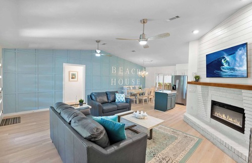 Butler Beach House | 3BR Family Getaway Steps to Sand & Sun