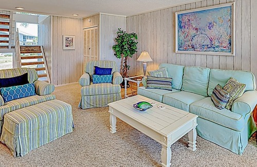 Litchfield by the Sea Apartment | 3C Inlet Point, 3 Story Oceanfront Townhouse with Easy Beach Access