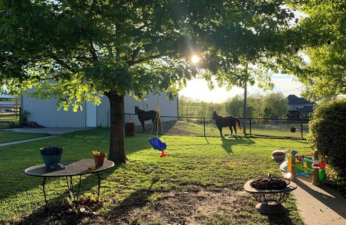 Dennis House | 4-bedroom house in charming Aledo, Horse pasture and shed.