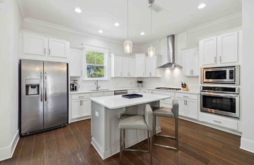 Santa Rosa Beach House | 4 Bikes & 6-Seater Cart! Bike to the Pool & Beach! Outdoor Dining Area+Fire Pit!