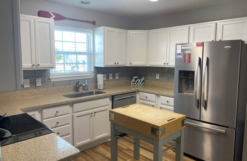 Cherry Grove Beach House | 4 BR, 3 bath Cherry Grove Retreat near CG Pier, Private Pool, 1 block to beach