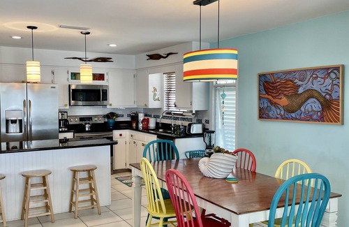 Gulf Shores Cottage | 4 BR Waterfront House with pier & dock, private beach area for our guests.