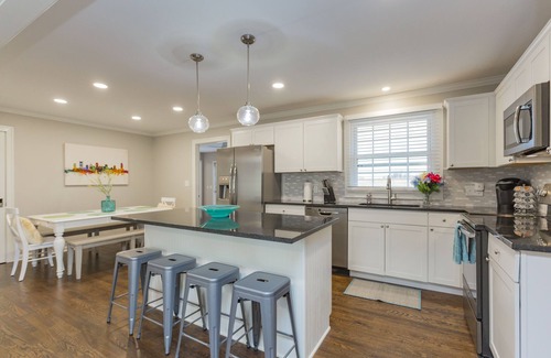 Nashville House | 4 mi. to Downtown and Opry, Hot Tub, Private Courtyard, Gameroom, No Step Entry