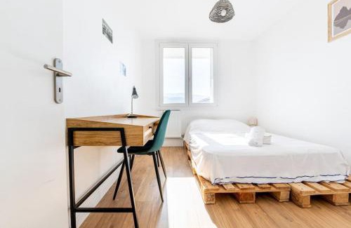 Secteur 3 Apartment | 4 personnes - 2 chambres -fibre - balcon - confort