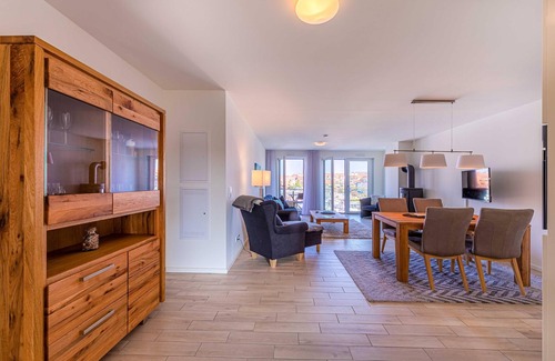 Muritz Apartment | 4-star vacation apartment Möwe in the Hafenresidenz Waren (Müritz)