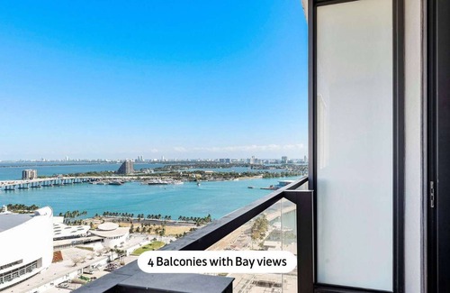 Downtown Miami Apartment | 4 Studios For 16 - Private Space & Close Together