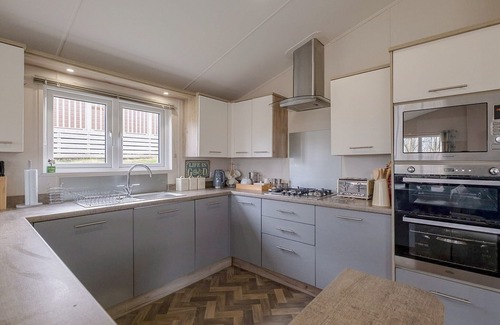Carnforth Cabin | 4 The Lodge is an extremely spacious lodge that can comfortably accommodate up to six people.
