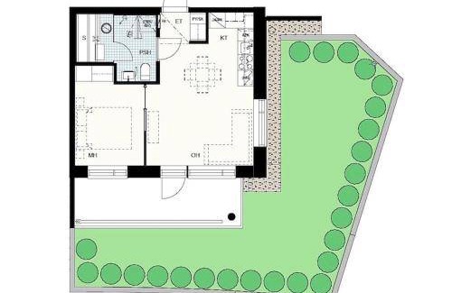 Sundsberg Apartment | 40 m² Apartment ∙ 1 bedroom ∙ 2 guests