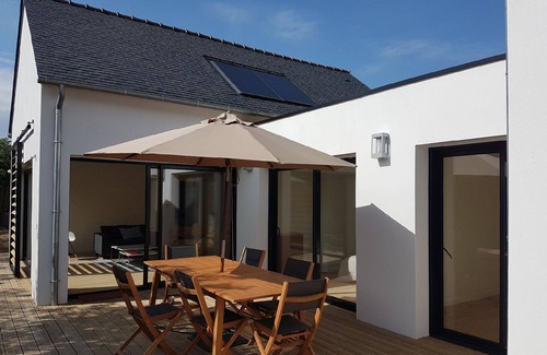Benodet House | 400 m from the beach, single storey house open on enclosed garden