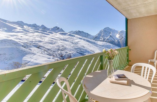 Peyragudes Condo | 400m des pistes + navette ! T2 cosy + accès spa