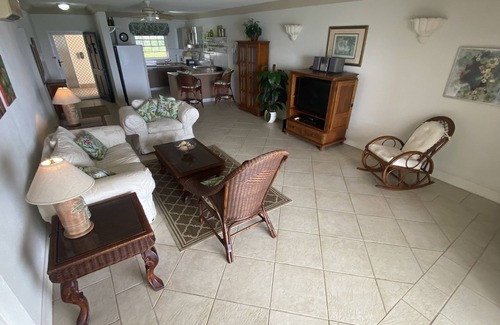 St. Lawrence Gap Condo | 411 Mistle Cove - Spacious beachfront apartment with large ocean facing balcony