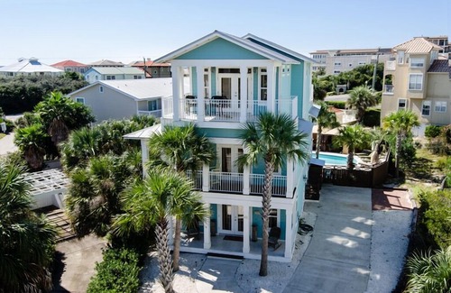 Santa Rosa Beach House | 42 Sandcastle Court by Royal Destinations - Large Pool w/Cabanas