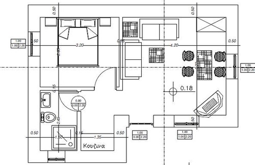 Limenaria House | 45 m² House ∙ 1 bedroom ∙ 4 guests