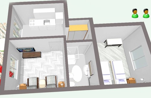 Trogir Resort | 45 m² Private room ∙ 1 bedroom ∙ 2 guests