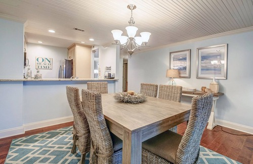 Palmetto Dunes Condo | 457 Captains Walk- Just walk out your living area to the beach.