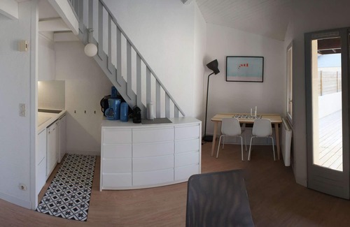 Biscarrosse Plage Apartment | 45m² semi-detached single storey duplex apartments for 5 people