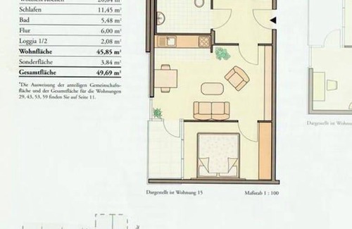 St. Vinzenz Apartment | 46 m² Apartment ∙ 1 bedroom ∙ 2 guests