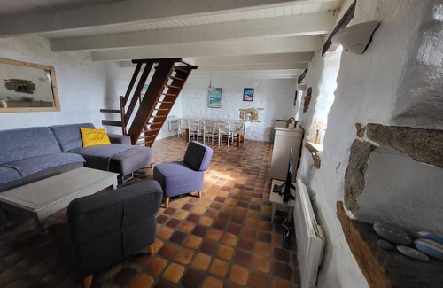 Plouhinec House | 481-Fisherman's cottage, 180° sea view, near beaches.