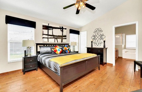 Windsor Palms House | 4BR with Private Hot tub and Pool - Near Disney
