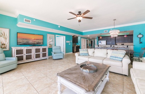 Gulf Shores Condo | 4th Floor! Phoenix Gulf Shores, Water Slide! Beachfront!
