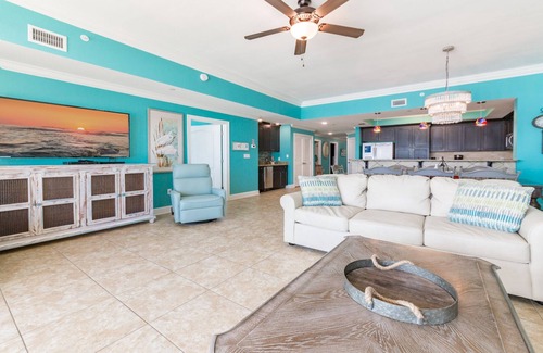 Gulf Shores Condo | 4th Floor! Phoenix Gulf Shores, Water Slide! Beachfront!