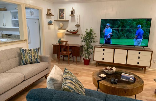 Sea Pines House | 4th row! Refreshed and Ready! 2 min walk to Sea Pines beach! Private pool!