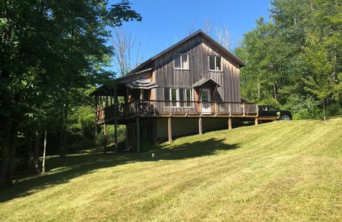 Chautauqua Cabin | 5 Bedroom Cozy Cabin Nestled in the Woods with Pond 1 mile from CHQ Institution