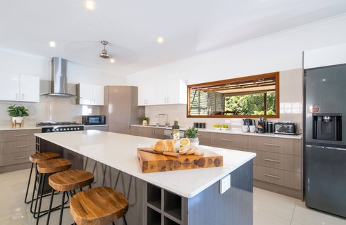 Woodwark House | 5-Bedroom Luxury Retreat with Open Living and a Large Pool