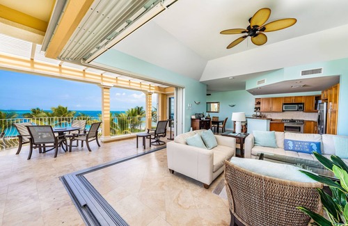 Grace Bay Condo | 5 BEDROOMS across TWO PENTHOUSES - BEACHFRONT GRACE BAY - SUMMER SPECIAL!