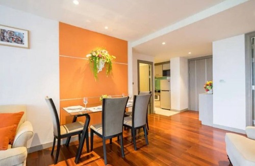 Bang Lamung Apartment | 5★BRIGHT SEA VIEW FAMILY ROOM WITH JACUZZI TUB
