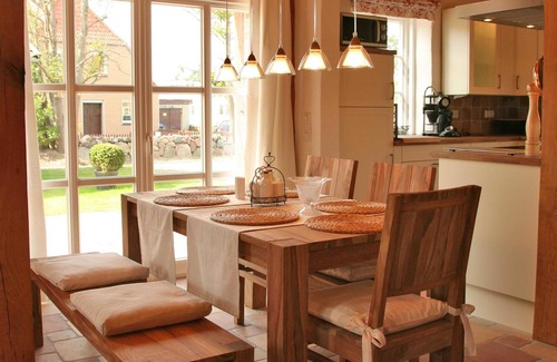 Borgerende Apartment | 5* half-timbered FH, fireplace, sauna, WLAN approx. 250m to the beach