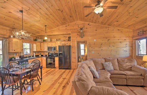Blue Ridge Cabin | 5 Mi to Downtown Blue Ridge: Rustic Cabin w/Views