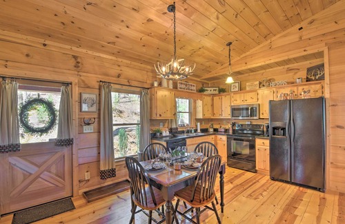 Blue Ridge Cabin | 5 Mi to Downtown Blue Ridge: Rustic Cabin w/Views