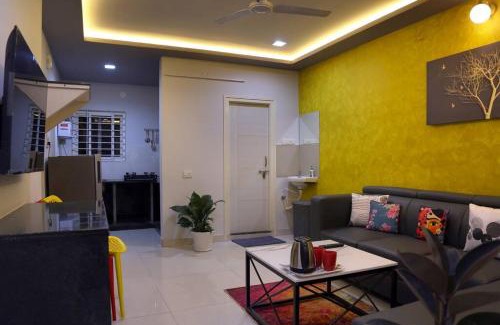 HITEC City Apartment | 5 MidTown-1BHK, Near AIG Hospital, Hitech City