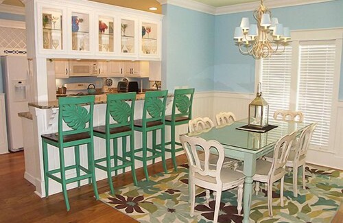 Gulf Mist House | 5 MINUTE WALK TO BEACH - Community Pool - Backyard Patio - Bonus TV Room