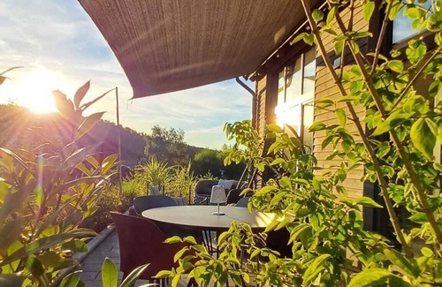 Reichelsheim House | 5* Odenwald Lodge with infrared sauna and "Haus Purpur" e-charging station
