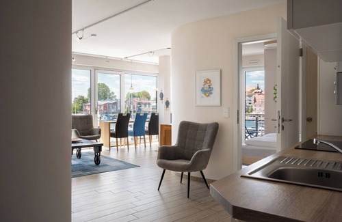 Muritz Apartment | 5-star vacation apartment Panorama Suite in the Hafenresidenz Waren (Müritz)