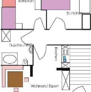 Auernhofen Apartment | 50 m² Apartment ∙ 2 bedrooms ∙ 4 guests