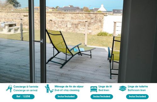 Plouneour-Brignogan-Plages House | 500m de la mer, maison moderne avec jardin pour 4