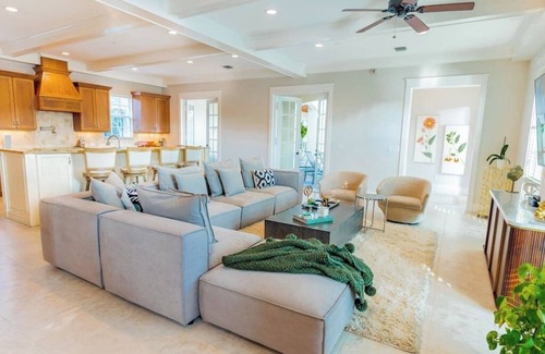 Naples Park House | 505 Sunset Key Estate | Luxury Courtyard Pool Home