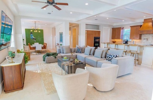 Naples Park House | 505 Sunset Key Estate | Luxury Courtyard Pool Home