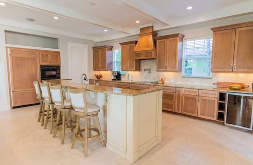 Naples Park House | 505 Sunset Key Estate | Luxury Courtyard Pool Home